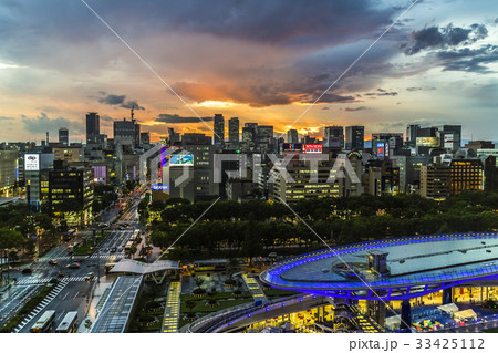 愛知県　名古屋夕景 33425112
