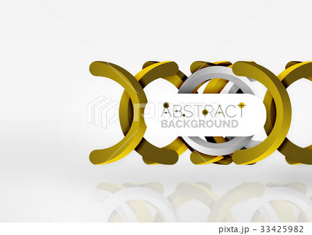 Modern 3d ring vector abstract background Modern 3d ring vector abstract background 33425982