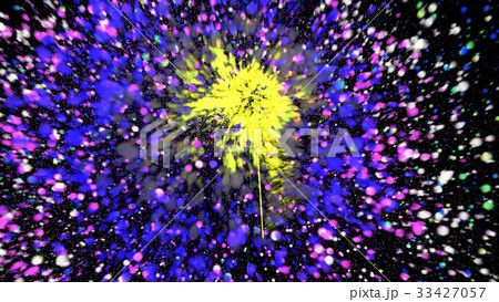 CG fireworks. Abstract background. Digital 33427057