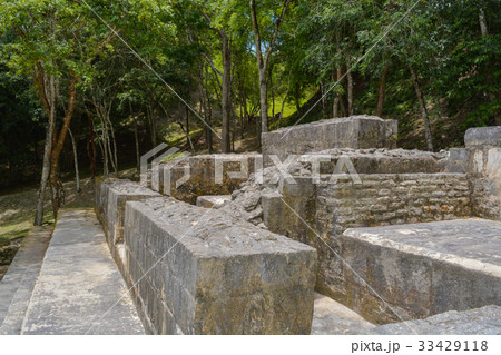 Abstract ancient Mayan ruins of Xunantunich Belize Abstract ancient Mayan ruins of Xunantunich Belize 33429118