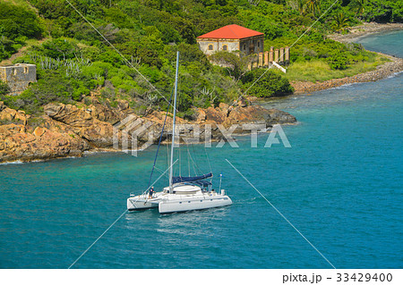 Catamaran sailing by Garrison House 33429400