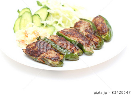 ピーマンの肉詰め 33429547