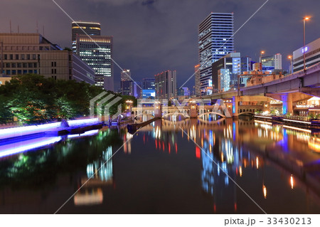 大阪水晶橋の夜景 大阪水晶橋の夜景 33430213