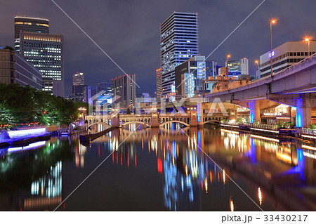 大阪水晶橋の夜景 33430217