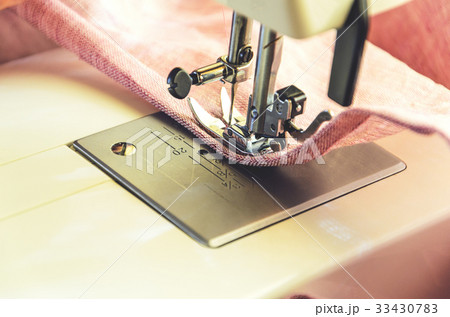 Sewing process on the sewing machine Sewing process on the sewing machine 33430783