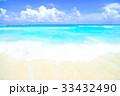 カンクンの圧倒的に綺麗な海のグラデーション 33432490