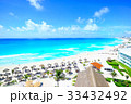 カリブのホテルバルコニーからの海 33432492