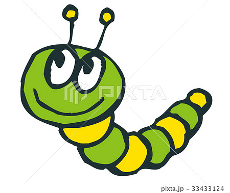 最高の動物画像 驚くばかり芋虫 可愛い イラスト