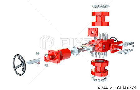 Blowout preventer, isolated Blowout preventer, isolated 33433774