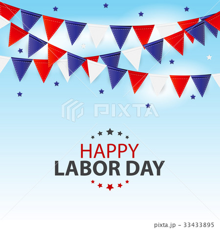 Happy Labor Day Poster Vector Illustration Happy Labor Day Poster Vector Illustration 33433895