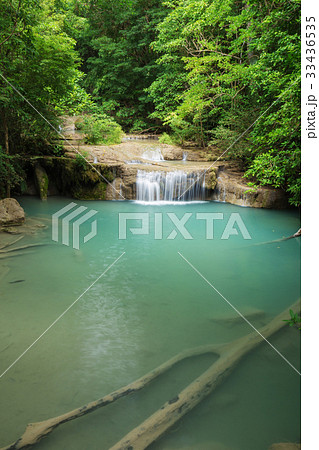 Erawan Waterfall in Kanchanaburi, Thailand 33436535