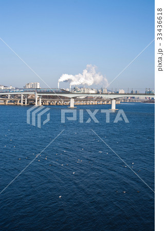 堂山鉄橋 ソウル 煙 33436618