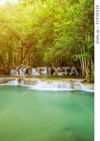 Level 2 of Huay Mae Kamin waterfall 33436836