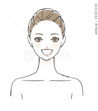 顔　エクササイズ　笑う 33437150