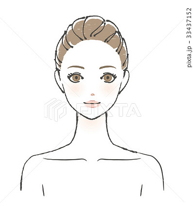 美容　笑顔　イラスト 33437152