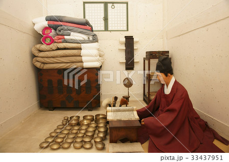 蝋人形 水原市 伝統的な衣装 33437951