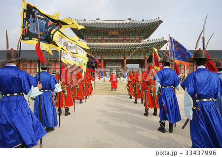 景福宮 宮殿 伝統的な衣装 33437996