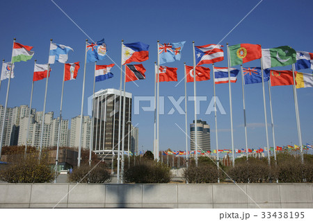 国旗 万国旗 ソウル 33438195