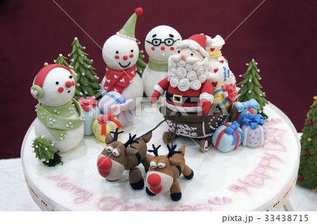 サンタクロース 装飾 ケーキ 33438715