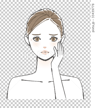 老化的眼睛屁股插圖 33439778