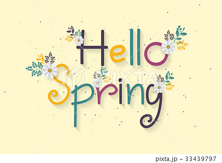 Spring background with beautiful colorful flower Spring background with beautiful colorful flower 33439797