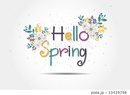 Spring background with beautiful colorful flower Spring background with beautiful colorful flower 33439798