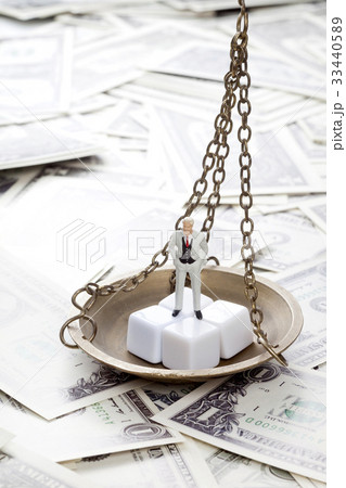 金融 ドル ミニチュア 33440589