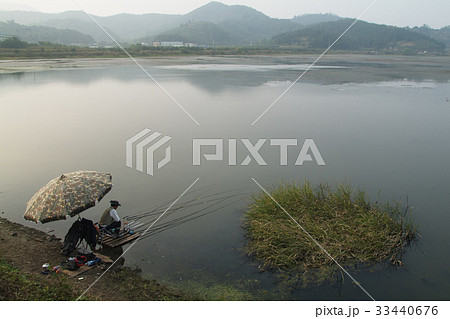 釣り 釣り場 注南貯水池 33440676