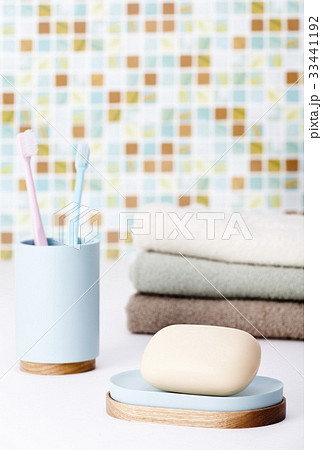 石鹸 洗面道具 タオル 33441192