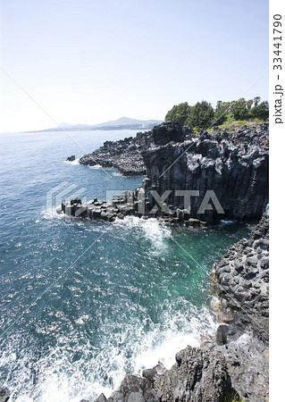 海 済州島 柱状節理 33441790