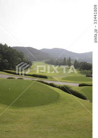 ゴルフ場 緑 緑色 33441809
