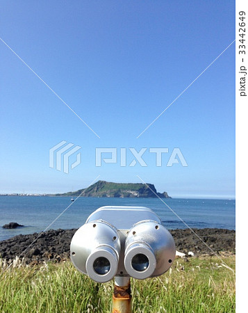 望遠鏡 海 城山日出峰 33442649
