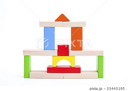 木材 ブロック 積み重ねスタッキング 33443195
