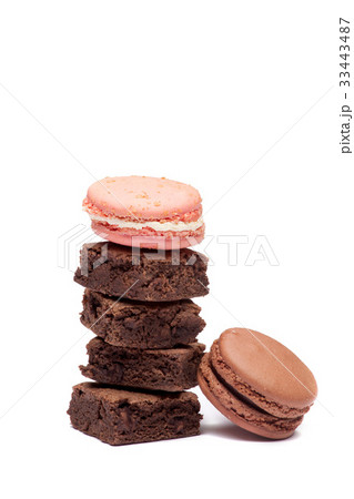 お菓子 マカロン 積み重ねスタッキング 33443487