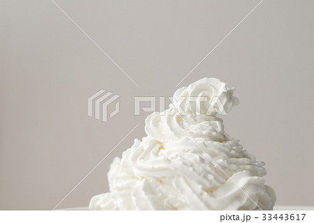 ホイップクリームの写真素材
