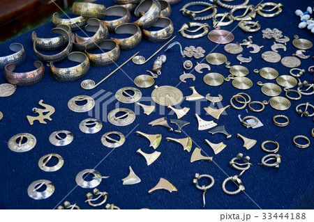 Baltic jewelry in medieval historical fair Baltic jewelry in medieval historical fair 33444188