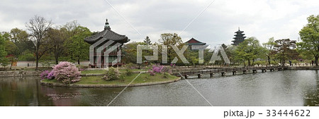 景福宮 ソウル 池 33444622