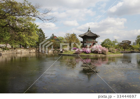 景福宮 ソウル 池 33444697