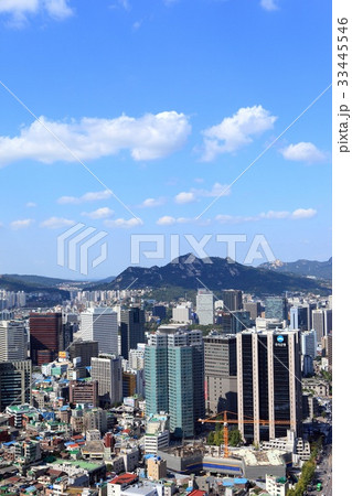 高層ビル 山 ソウル 33445546