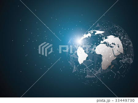 Business global network connection Business global network connection 33449730