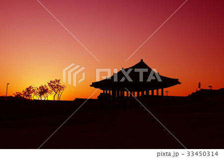 京畿道 キョンギド 夕焼け 33450314