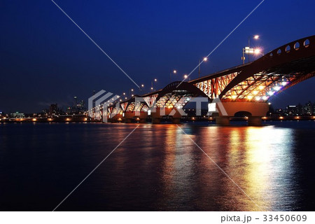 ソウル 城山大橋 夜景 33450609