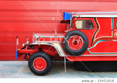 古風 赤 消防車 33452018