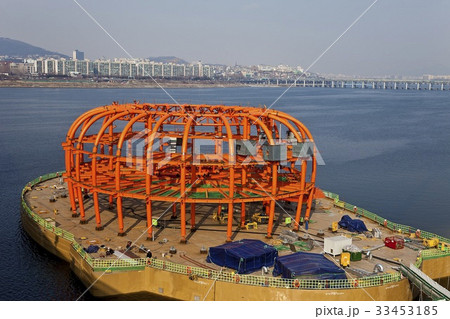 建設現場 動作大橋 ソウル 33453185