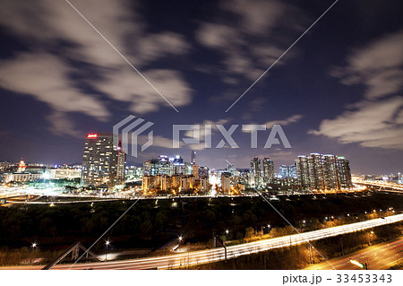 ソウル 夜景 汝矣島 33453343