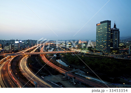 ソウル 夜景 汝矣島 33453354