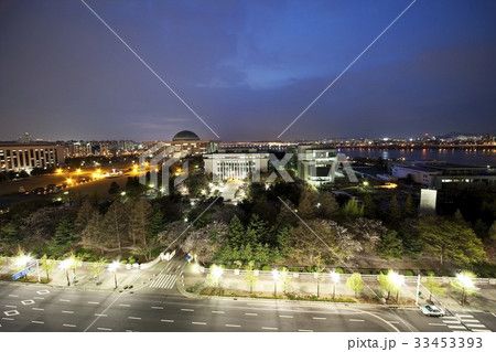 国会議事堂 ソウル 夜景 33453393