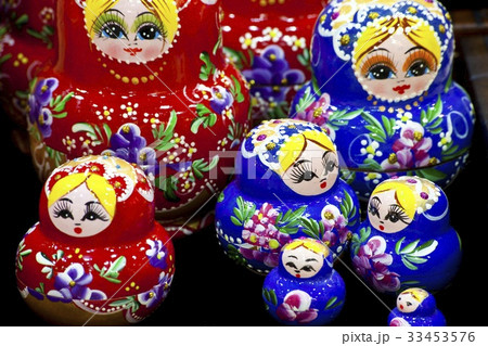 工芸品 ロシアの マトゥにスィカ 33453576
