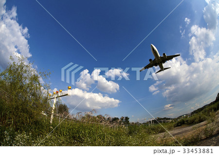 雲 金浦空港 飛行機 33453881