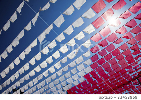 旗 赤 バー 33453969